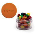 Twist Top Container w/ Orange Cap Filled w/ Chocolate Littles